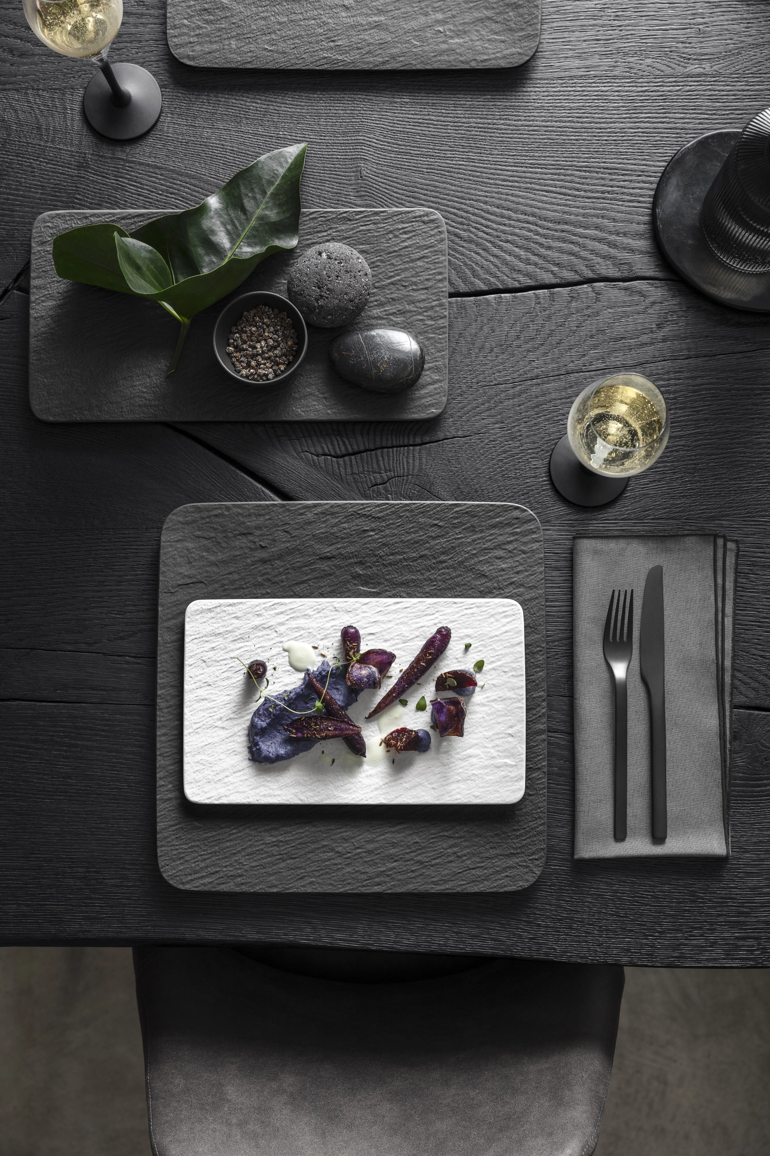 The Rock White Glacier Plat rectangulaire