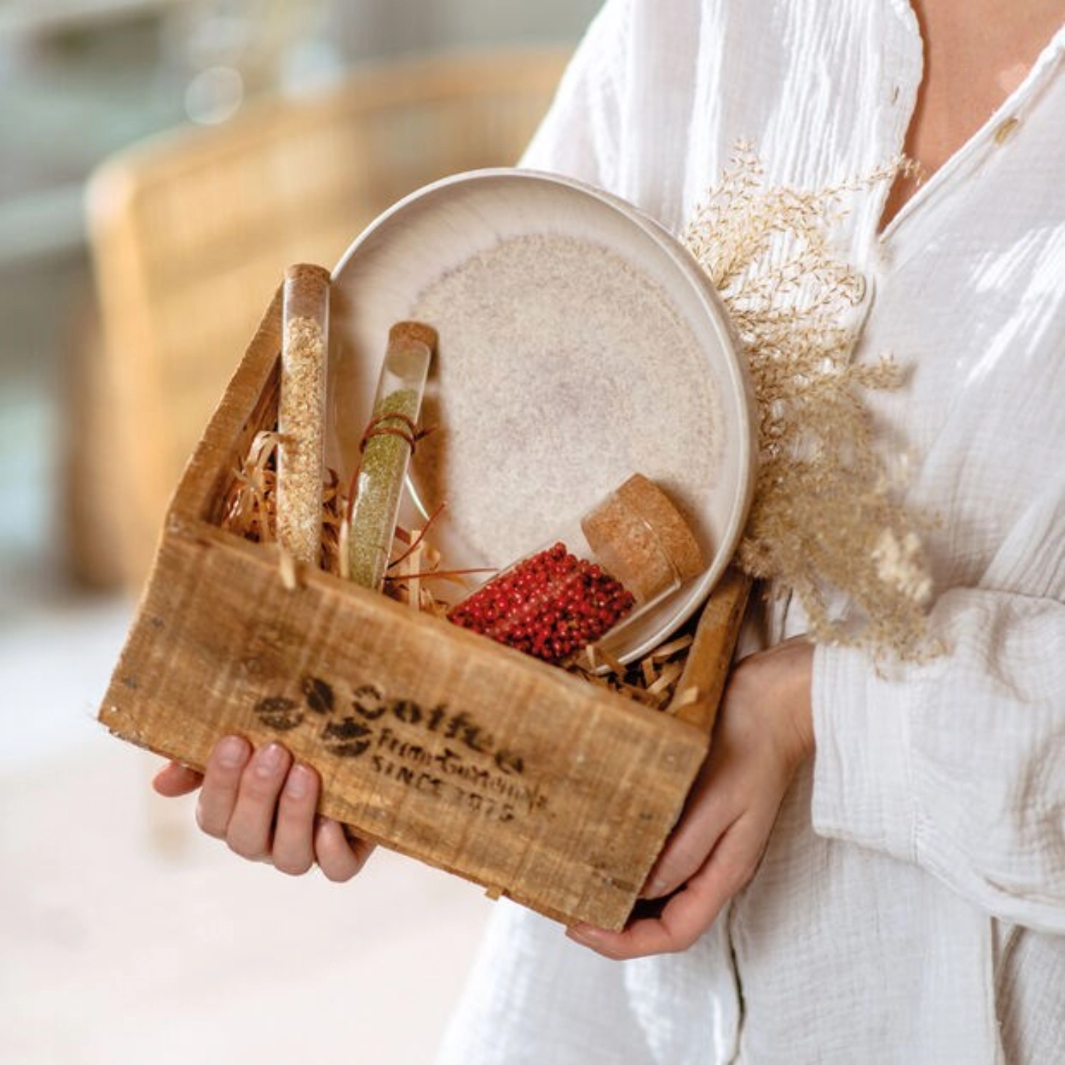 Perlemor Sand plat à pâtes