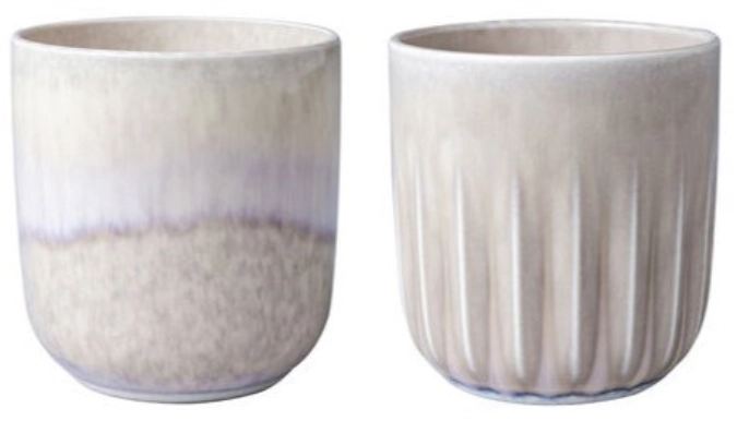 Perlemor Sand Tasse Set 2pcs.