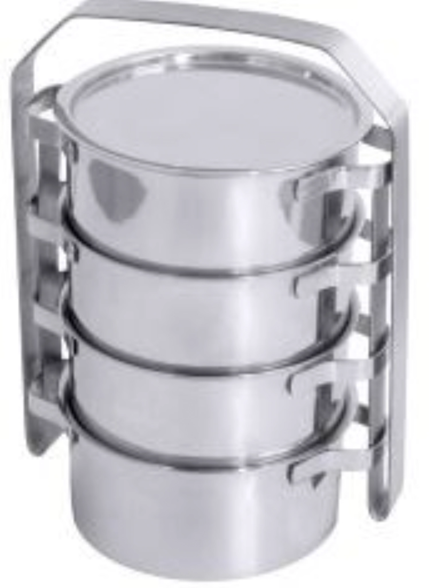 Récipient p. support de repas 4 étages Portions 1.2lt 16cm