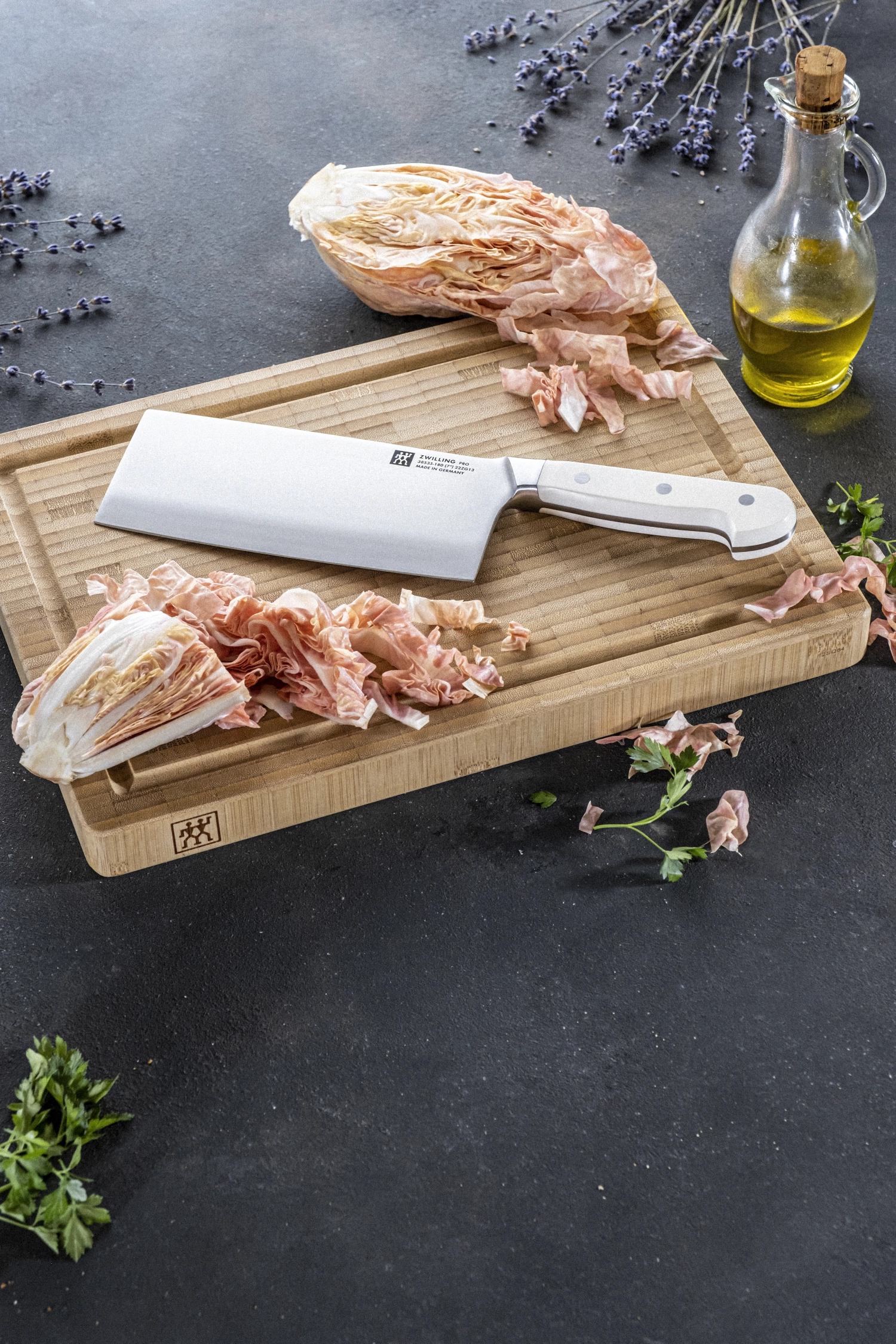 Pro le blanc chin. couteau de chef 180mm