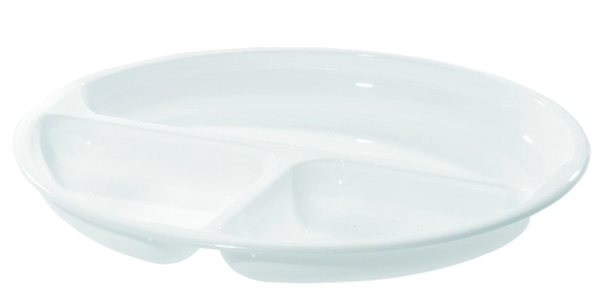 Assiette à compartiments pour micro-ondes