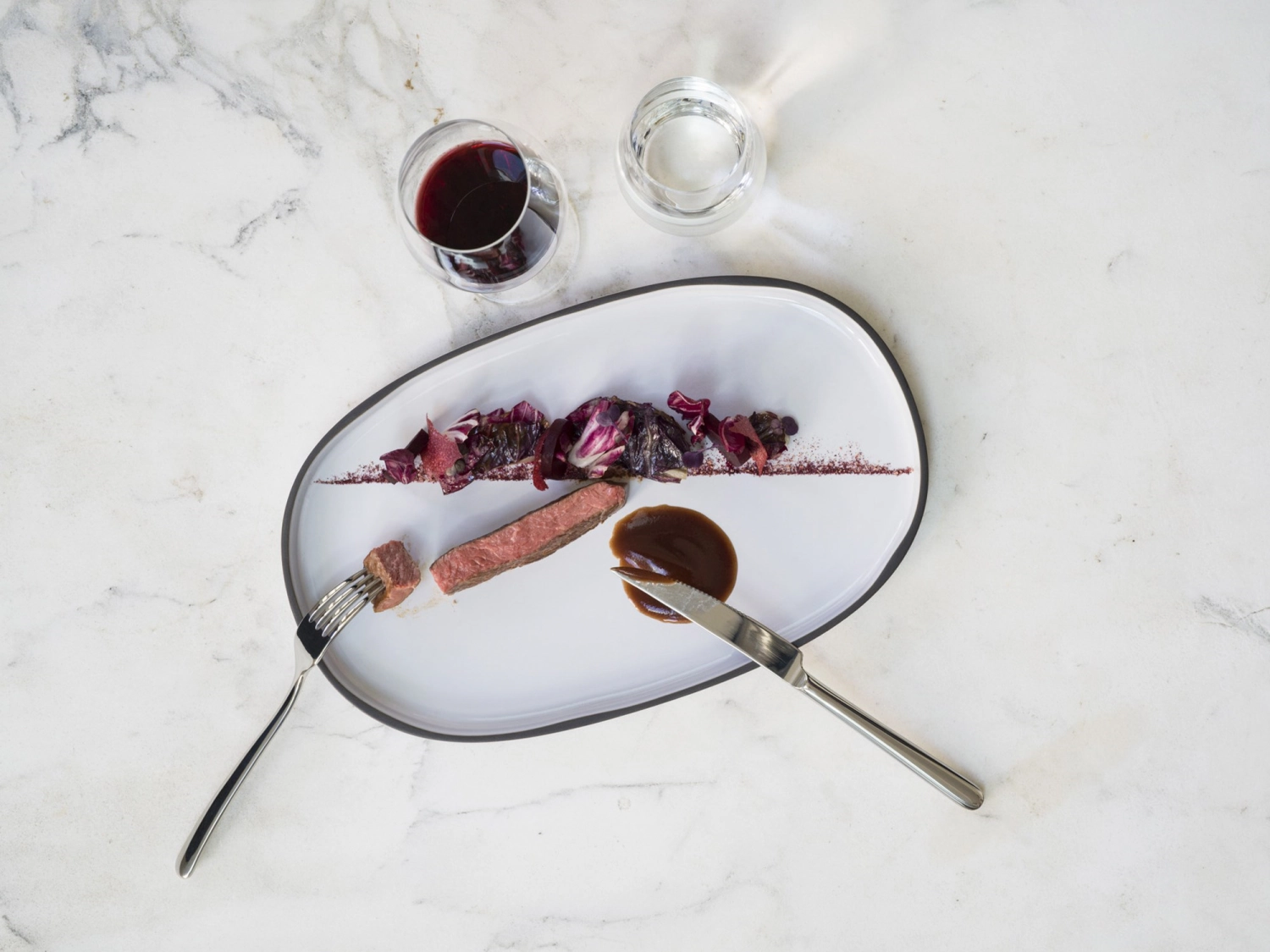 Courchevel couteau à steak mat