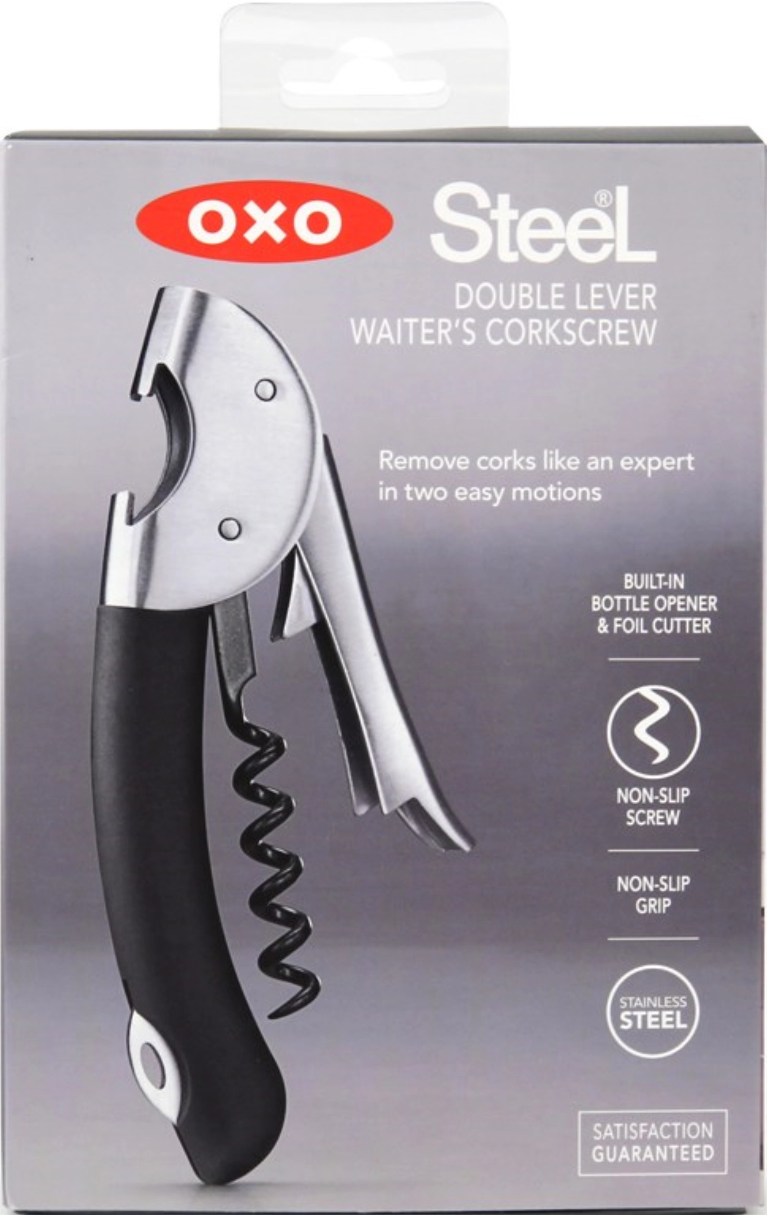 Good Grips Steel Doppelhebel-Kellnermesser