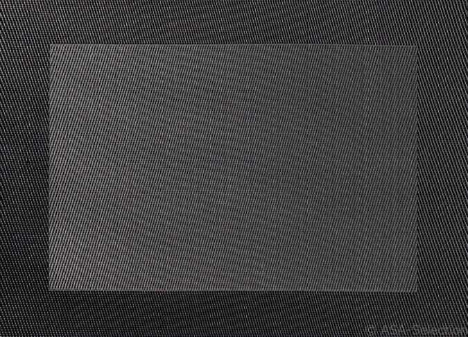 Set de table pvc bordures tissées 33x46cm anthracite