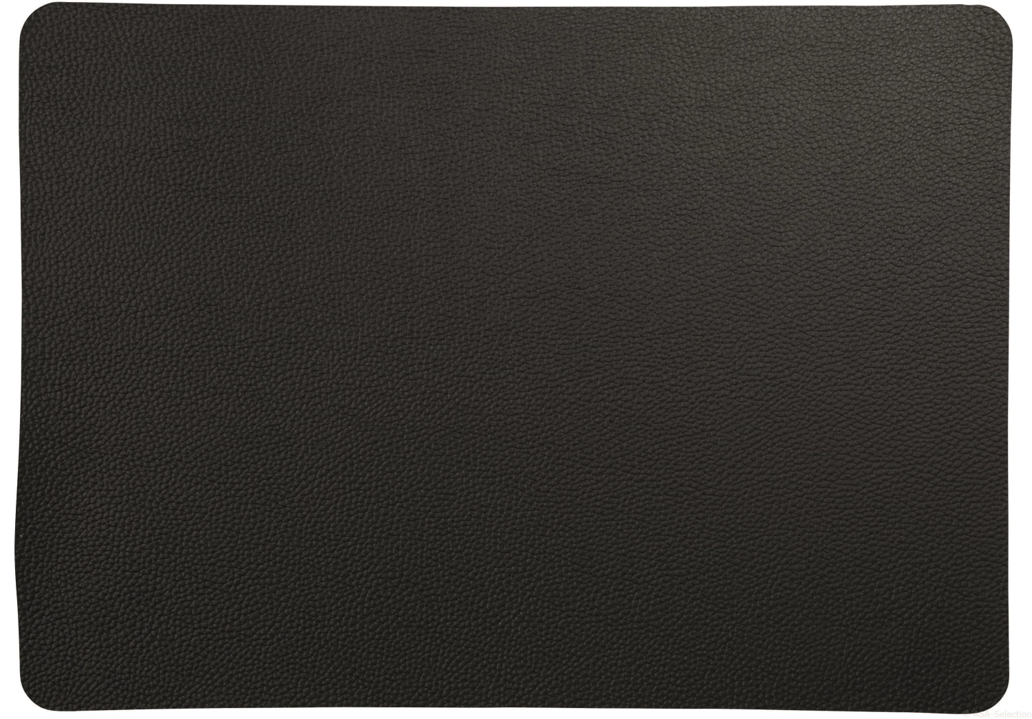 Pvc aspect cuir set de table 33x46cm grossier noir