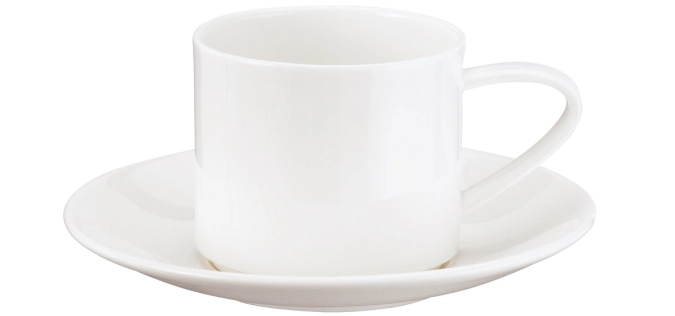 À Table Tasse mit Unterer, stapelbar