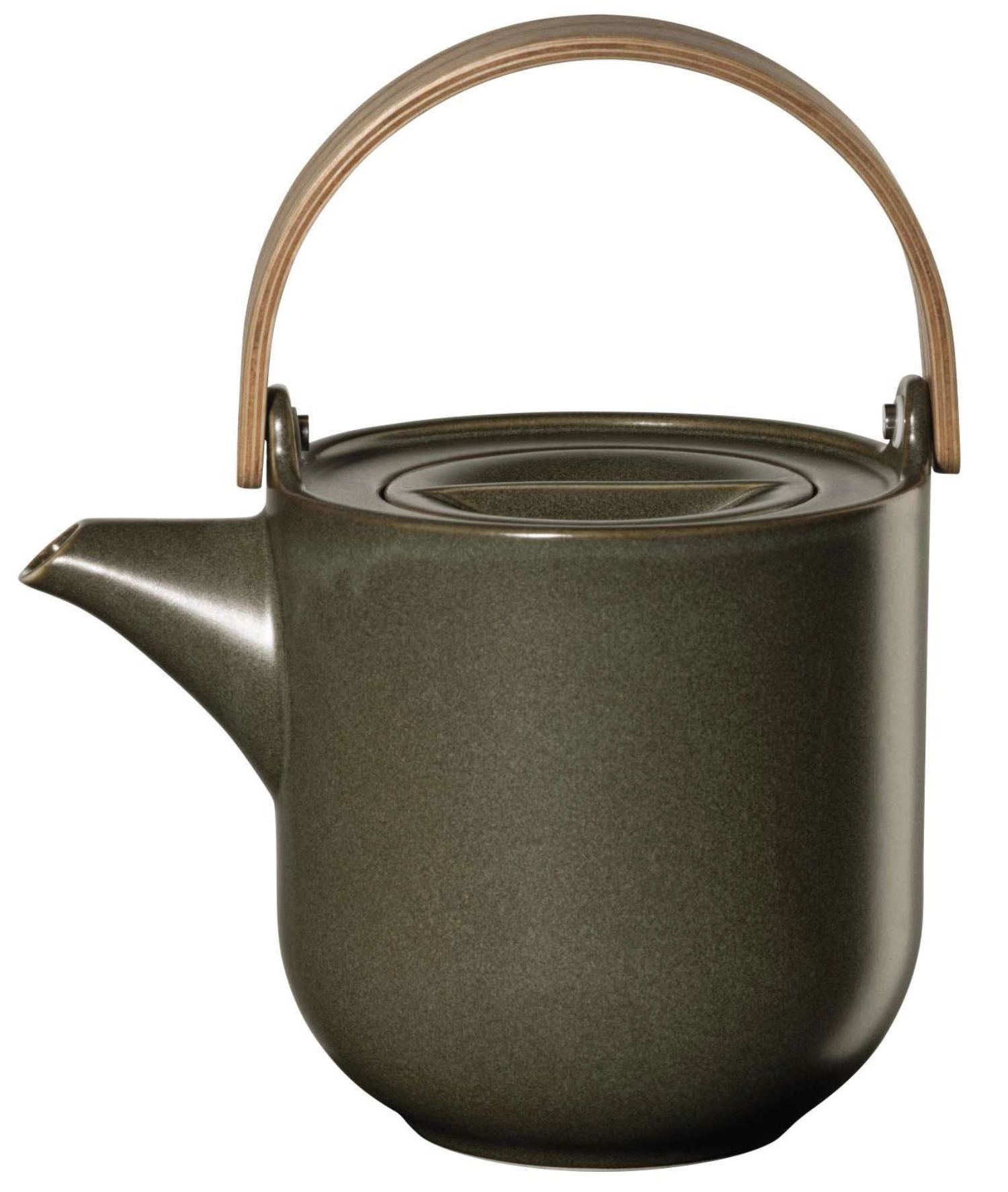 Théière Coppa a. poignée en bois, nori