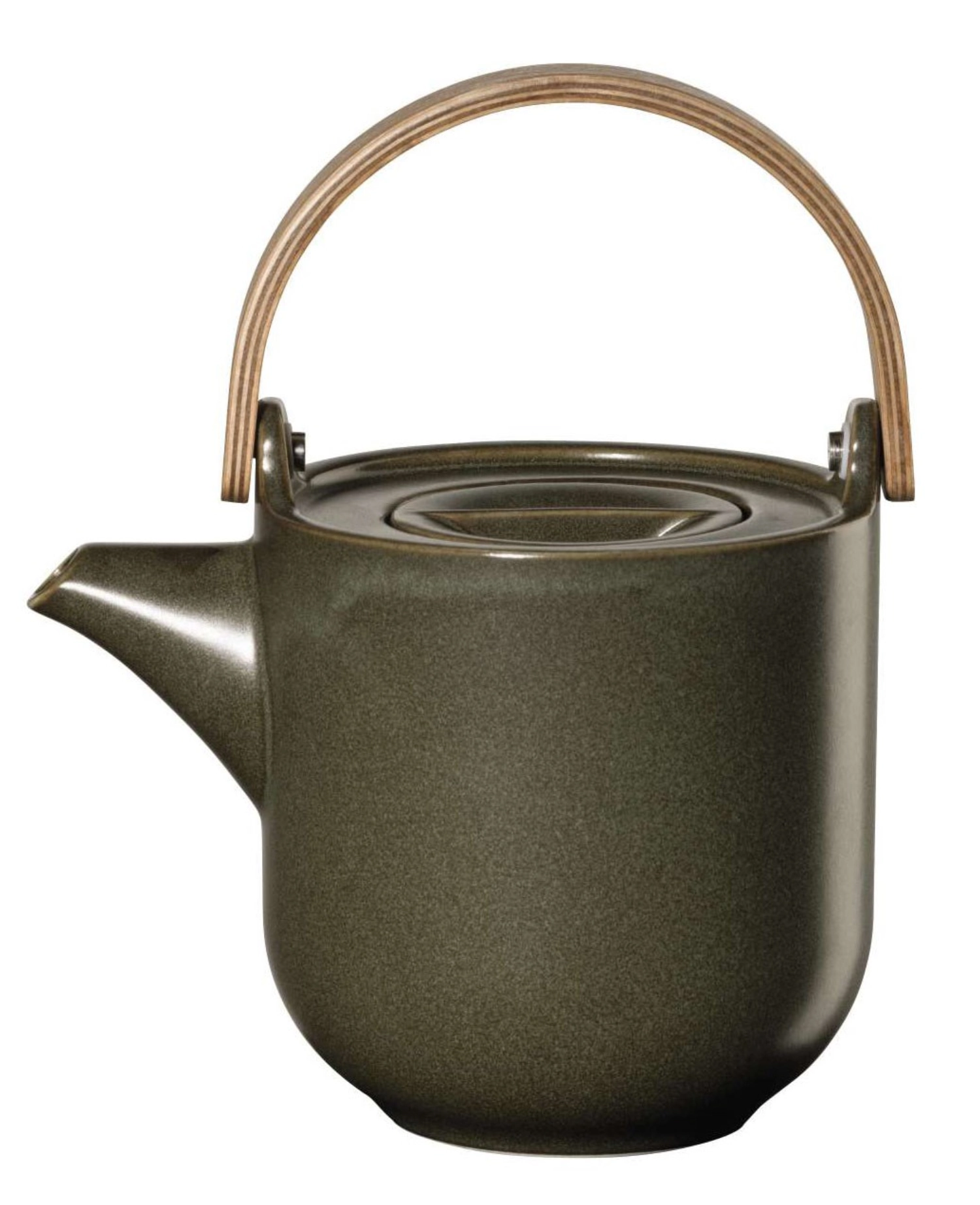 Coppa théière a. poignée en bois, nori