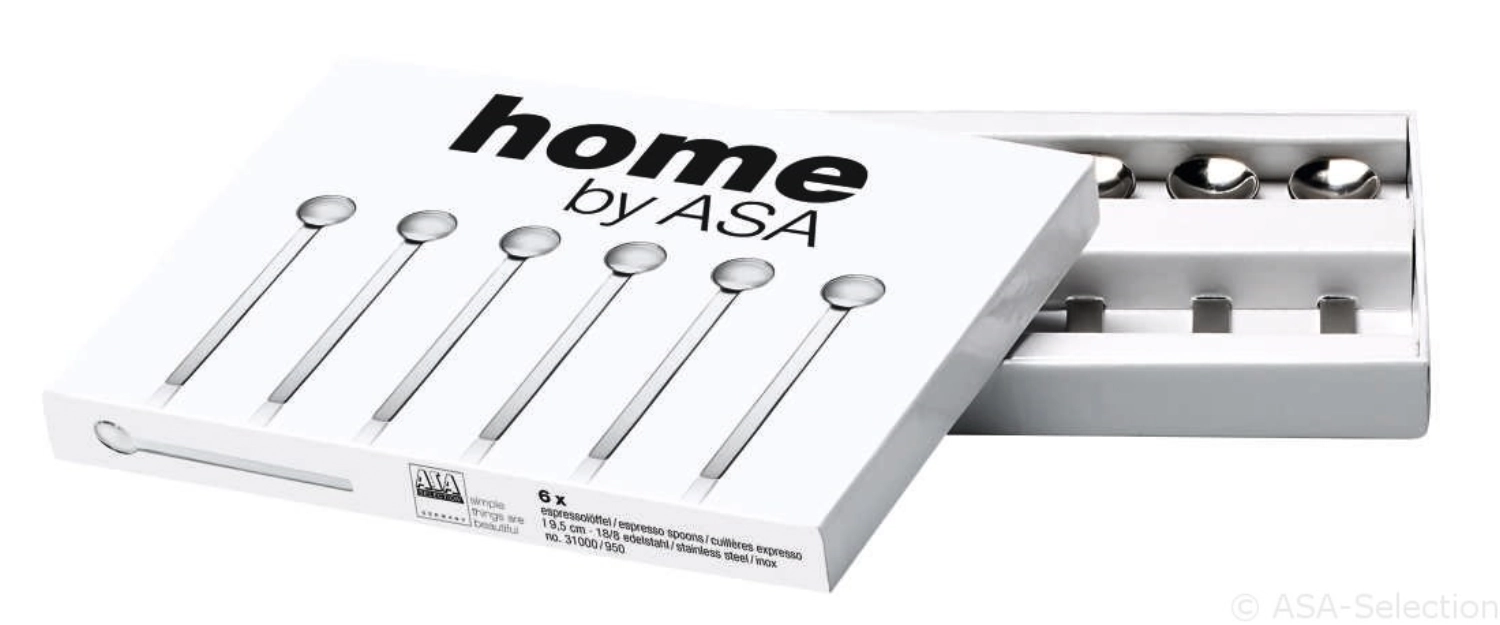 6er Set Multicup Espressolöffel