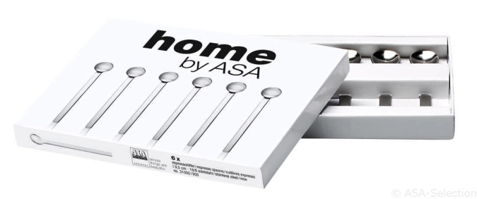 6er Set Multicup Espressolöffel