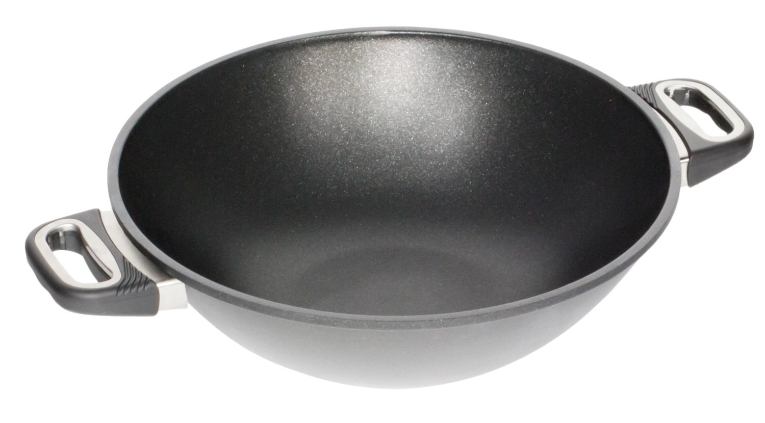 Wok D32cm, H11cm mit 2 Griffen