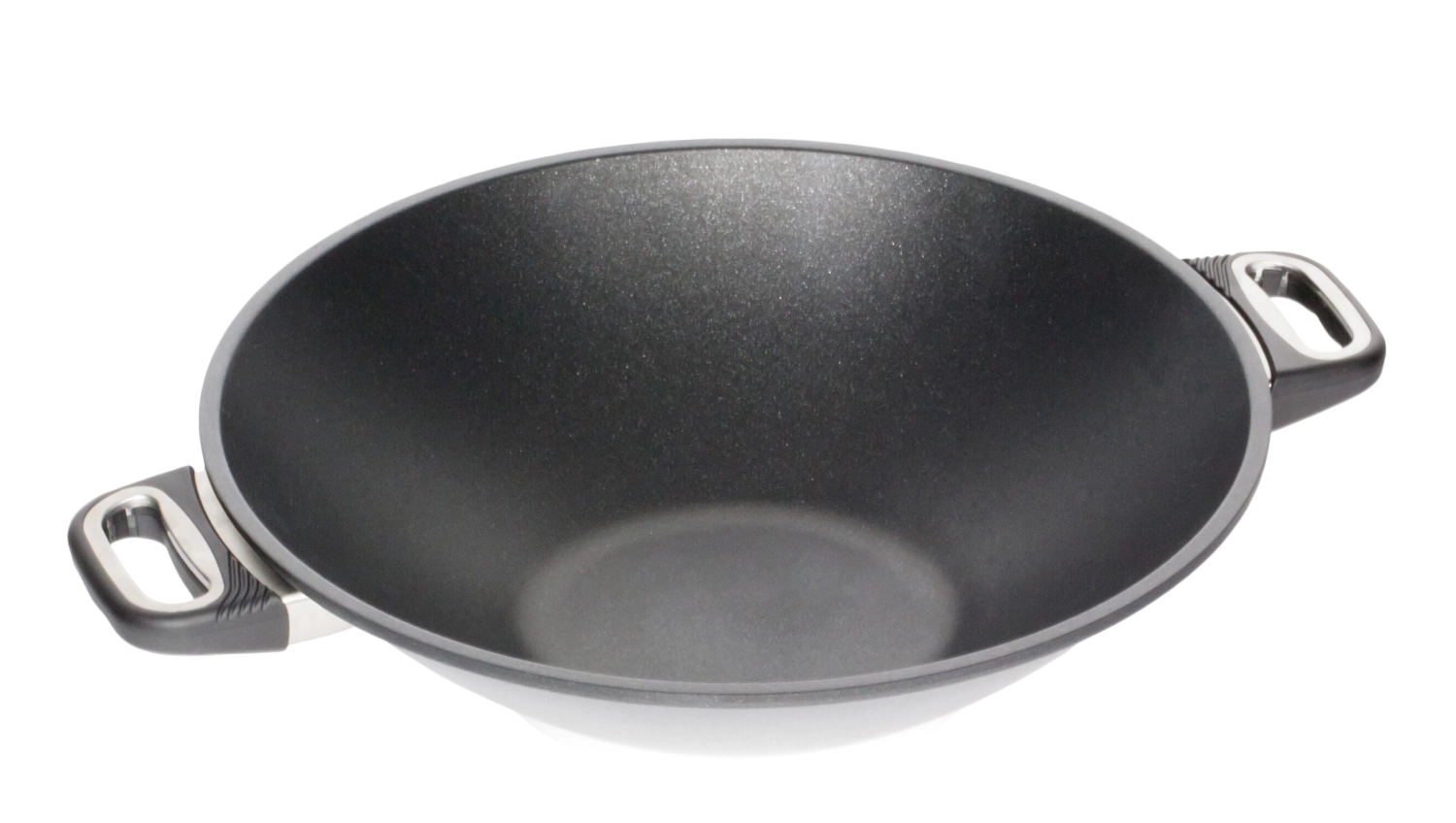 Wok D36cm, H9cm mit 2 Griffen