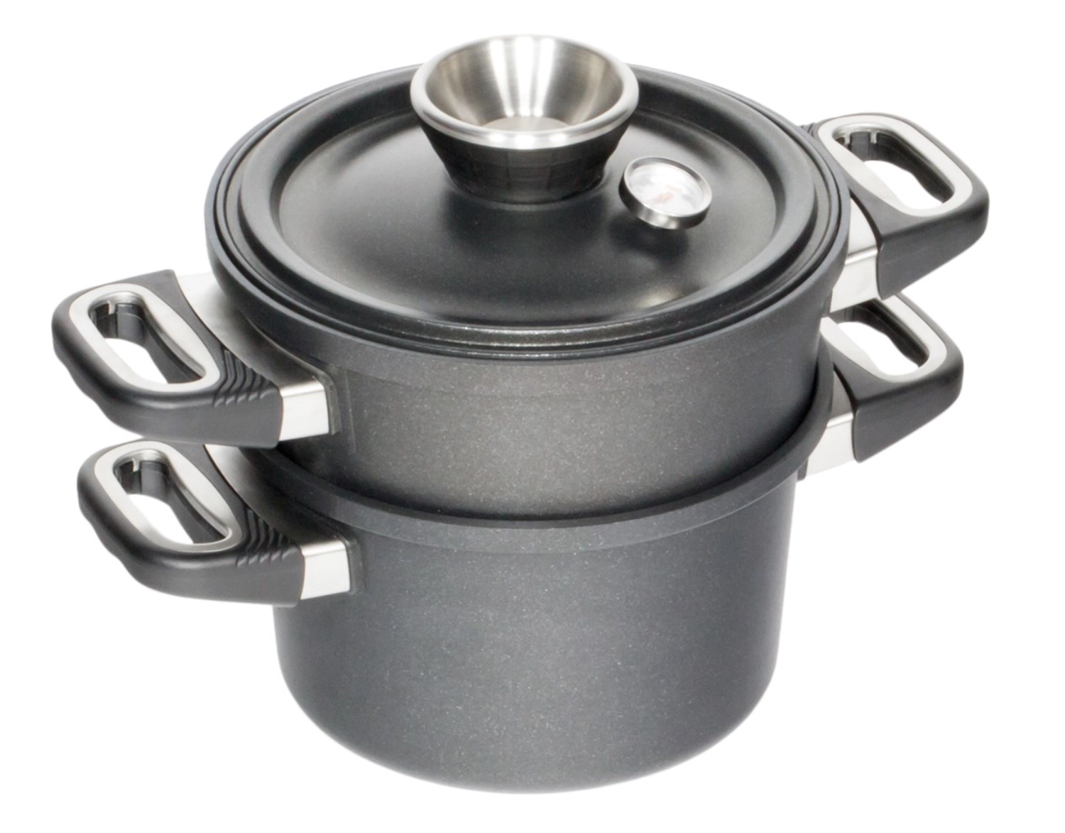 Set Topf Wasserl. Kochen Induk.D20cm, Dünster/Deckel