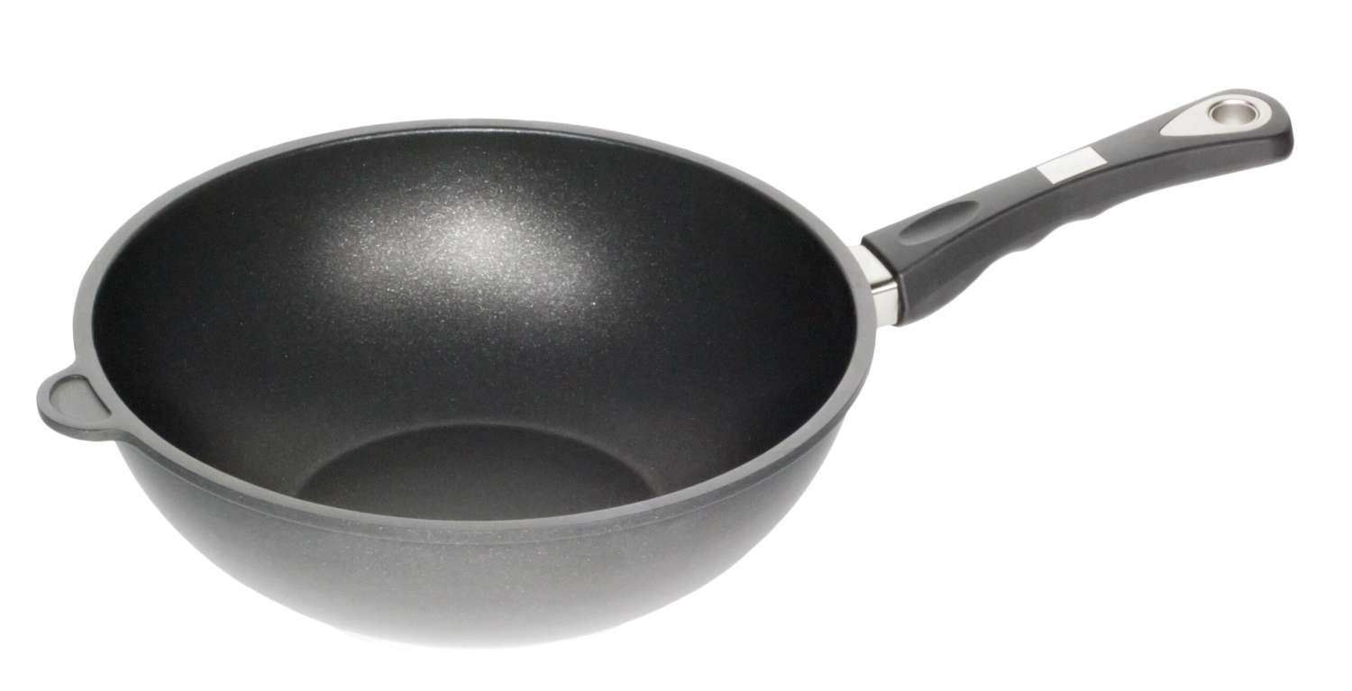 Induktions-Wok D28cm, H11cm m. Stiel