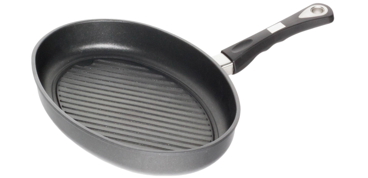 Poêle à poisson à induction 35x24cm a. fond grillé