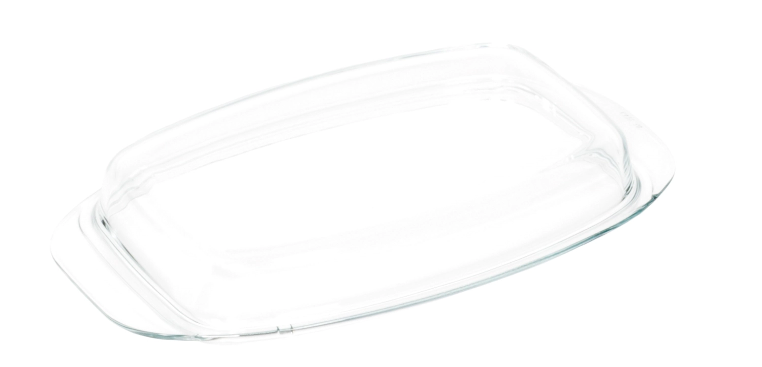 Glasdeckel eckig 21x33cm zu Bräter