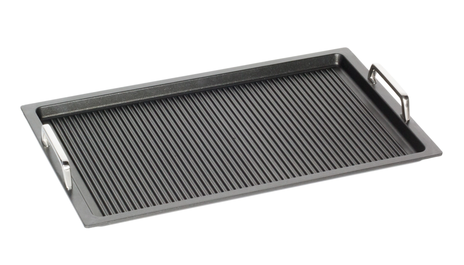 Plaque à rôtir à induction GN 2/3, H2cm a. fond grillagé