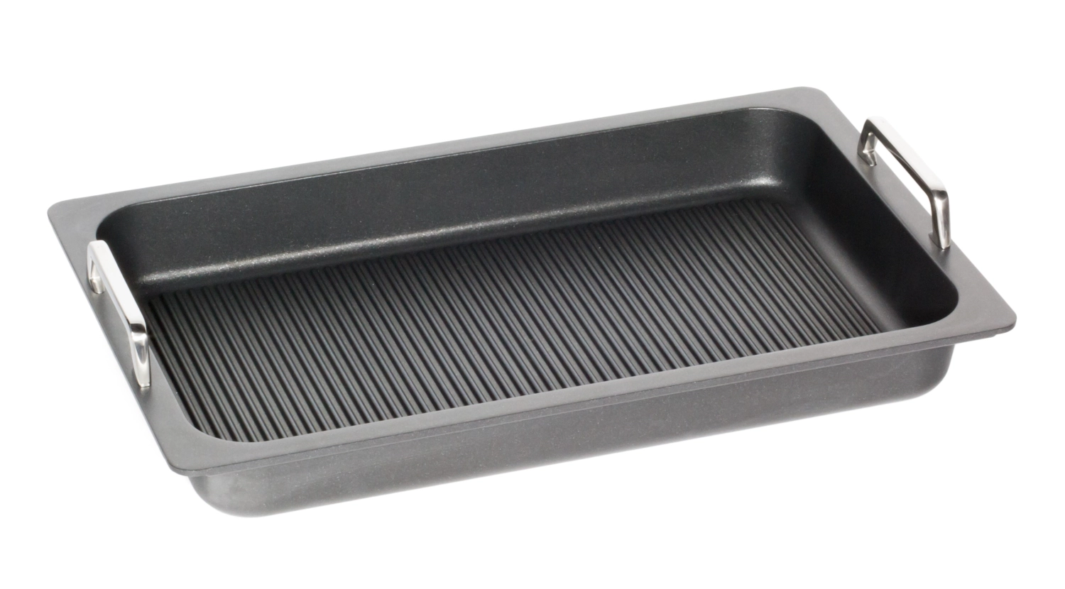 Plaque à frire profonde GN 1/1, H5.5cm avec poignées et fond