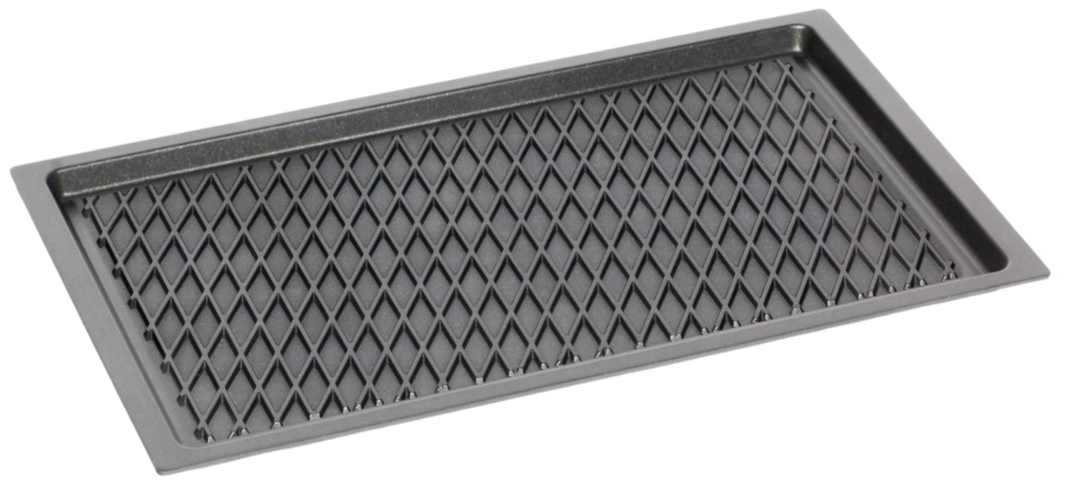 Plaque à frire GN 1/1, H2cm induction, motif en losange sans