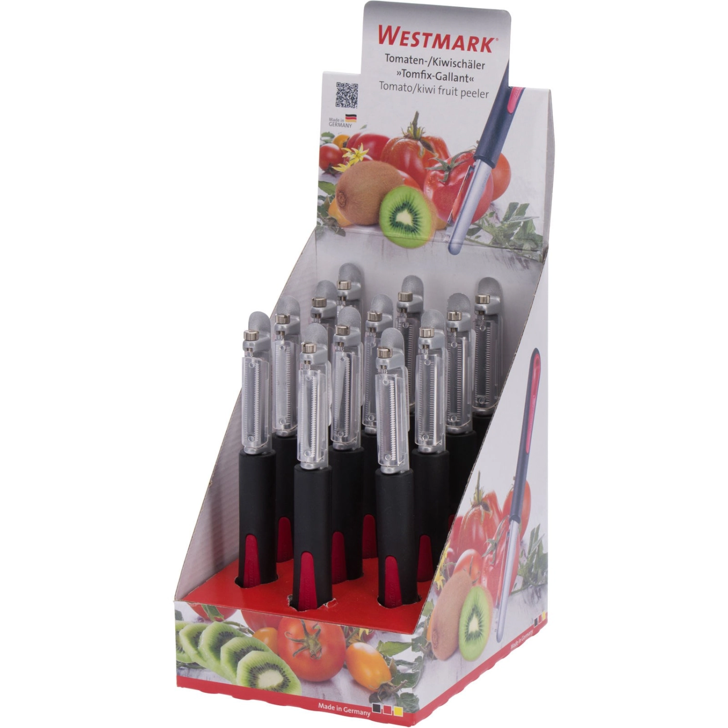 12 Stk. Display Tomfix Gallant Tomaten- und Kiwischäler
