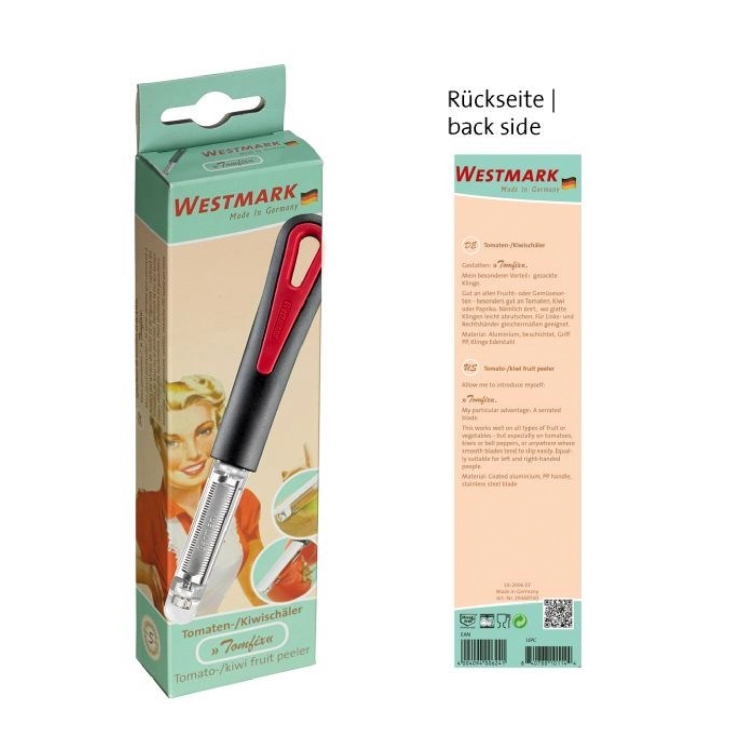 Tomfix Éplucheur de tomates et kiwis rétro