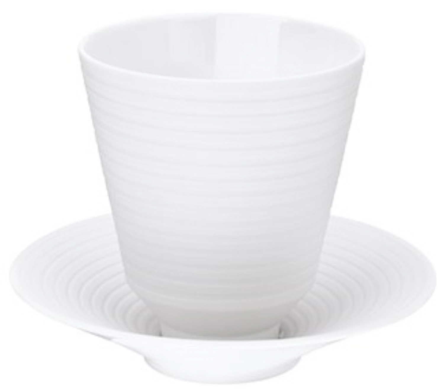 Pulse Becher mit Unterteller