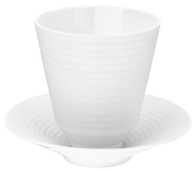 Pulse Becher mit Unterteller