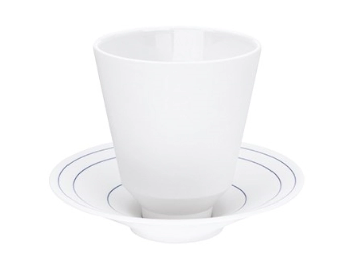 Soda Becher mit Unterteller