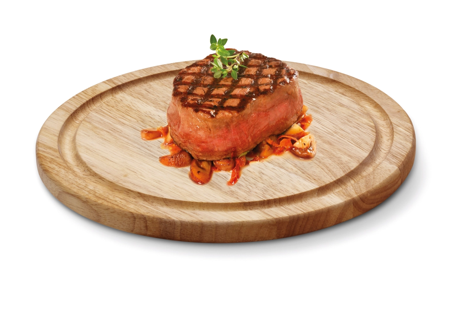 Gummibaum Steakteller