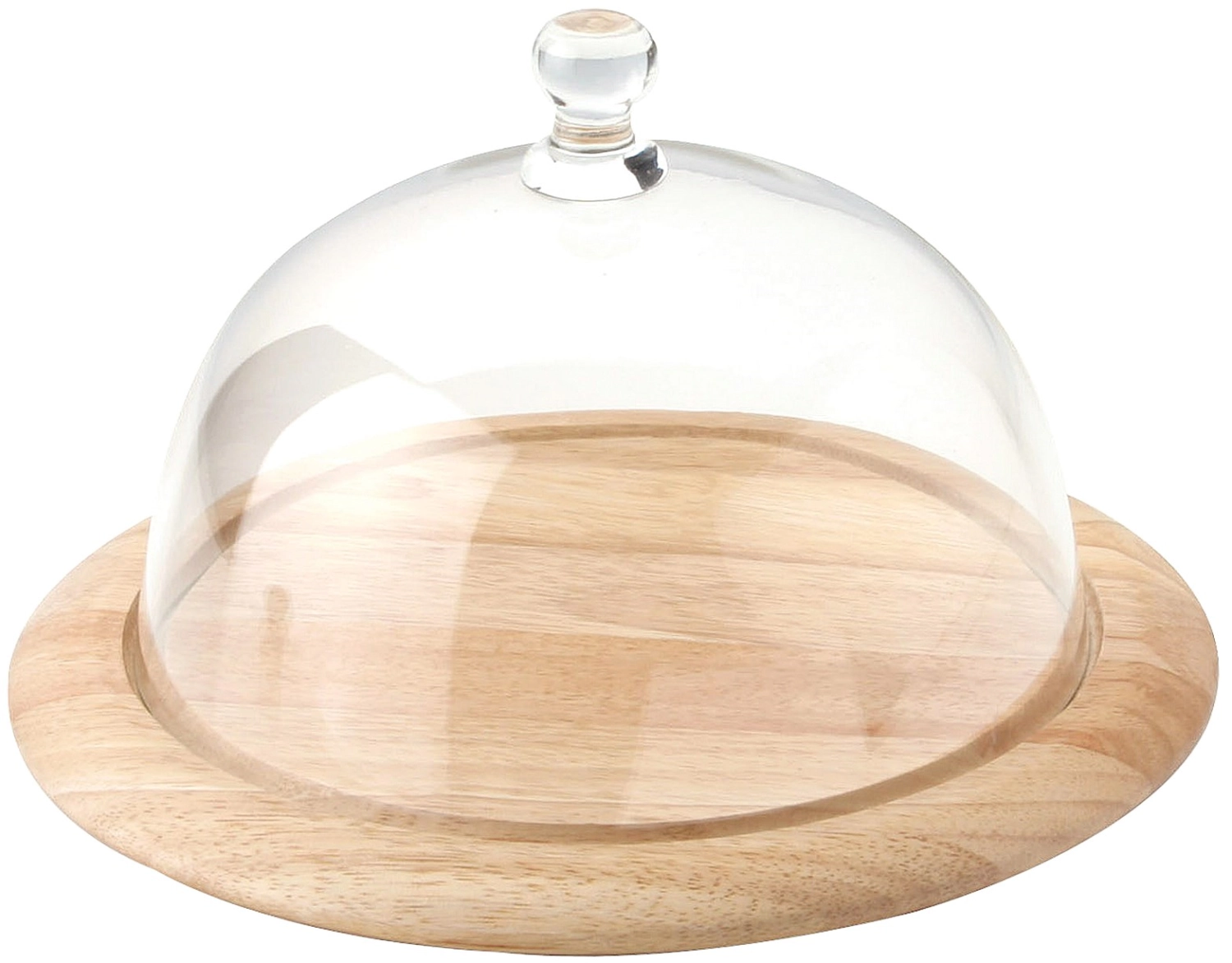 Hévéa cloche à fromage ronde, 2pcs. 20x14 cm
