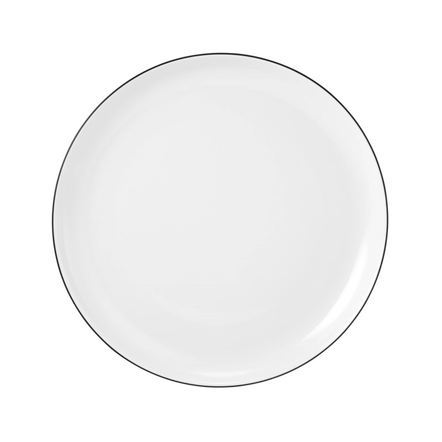 Seltmann Weiden Assiette à déjeuner ronde Lido Black Line