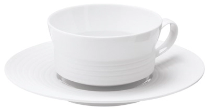 Pulse Teetasse mit Unterteller