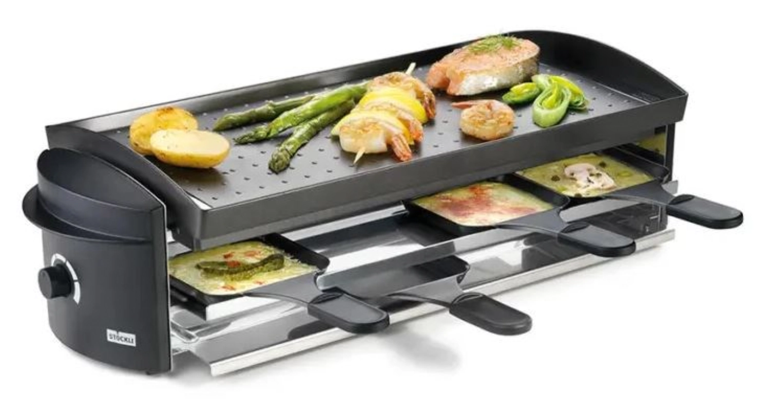 Cheeseboard V8 Grill für 8 Personen anthrazit