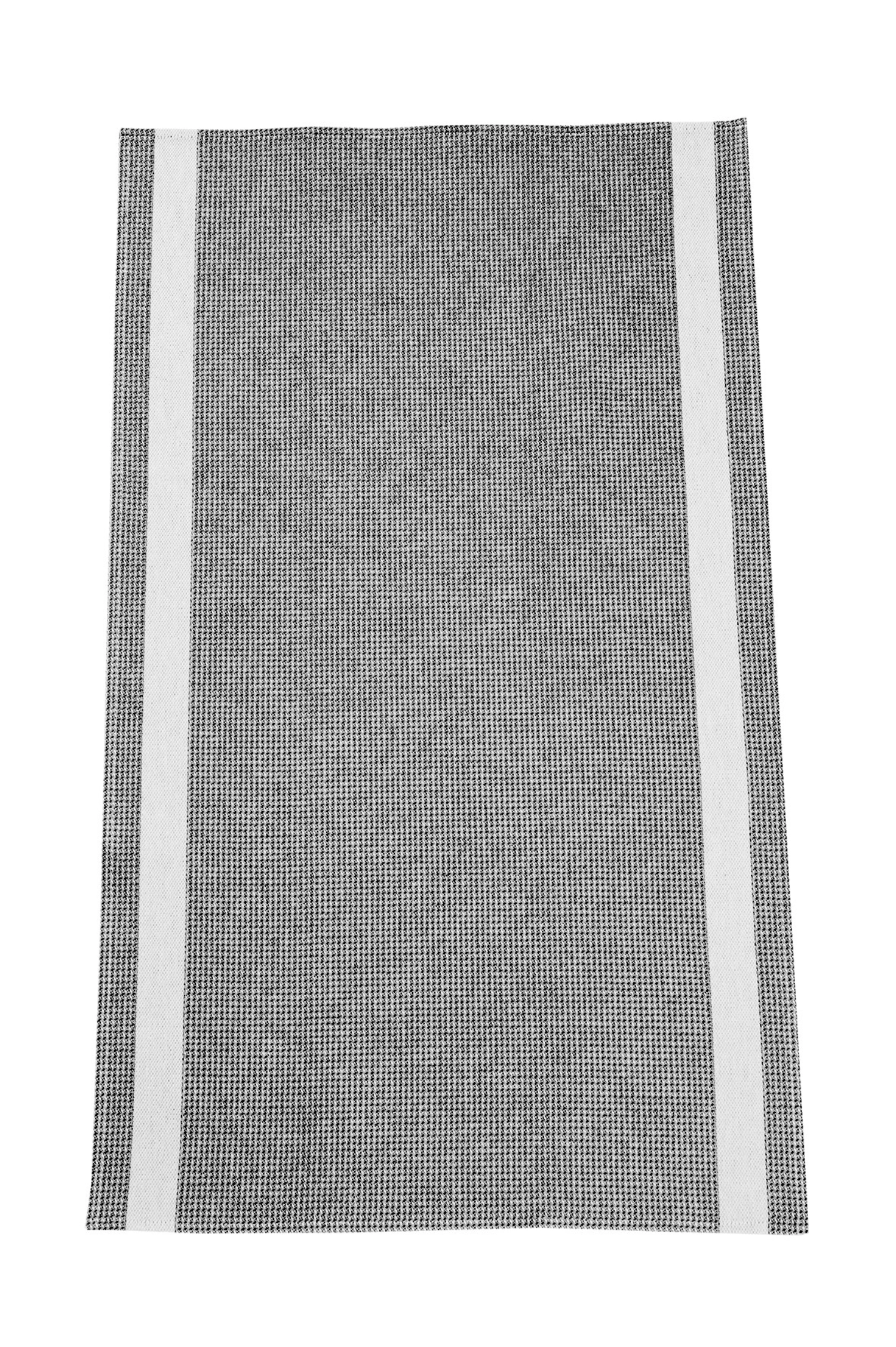 Drap gaufré 50x75cm, gris a. cadre blanc