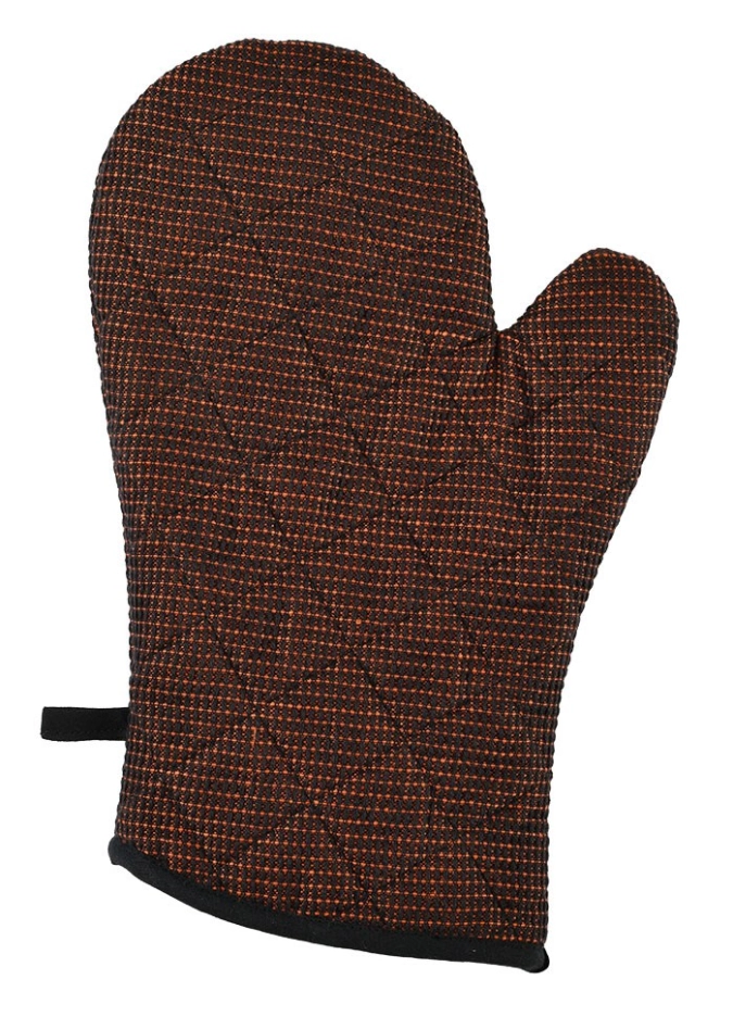 Gant de cuisine structure gaufrée 22x33 terracotta