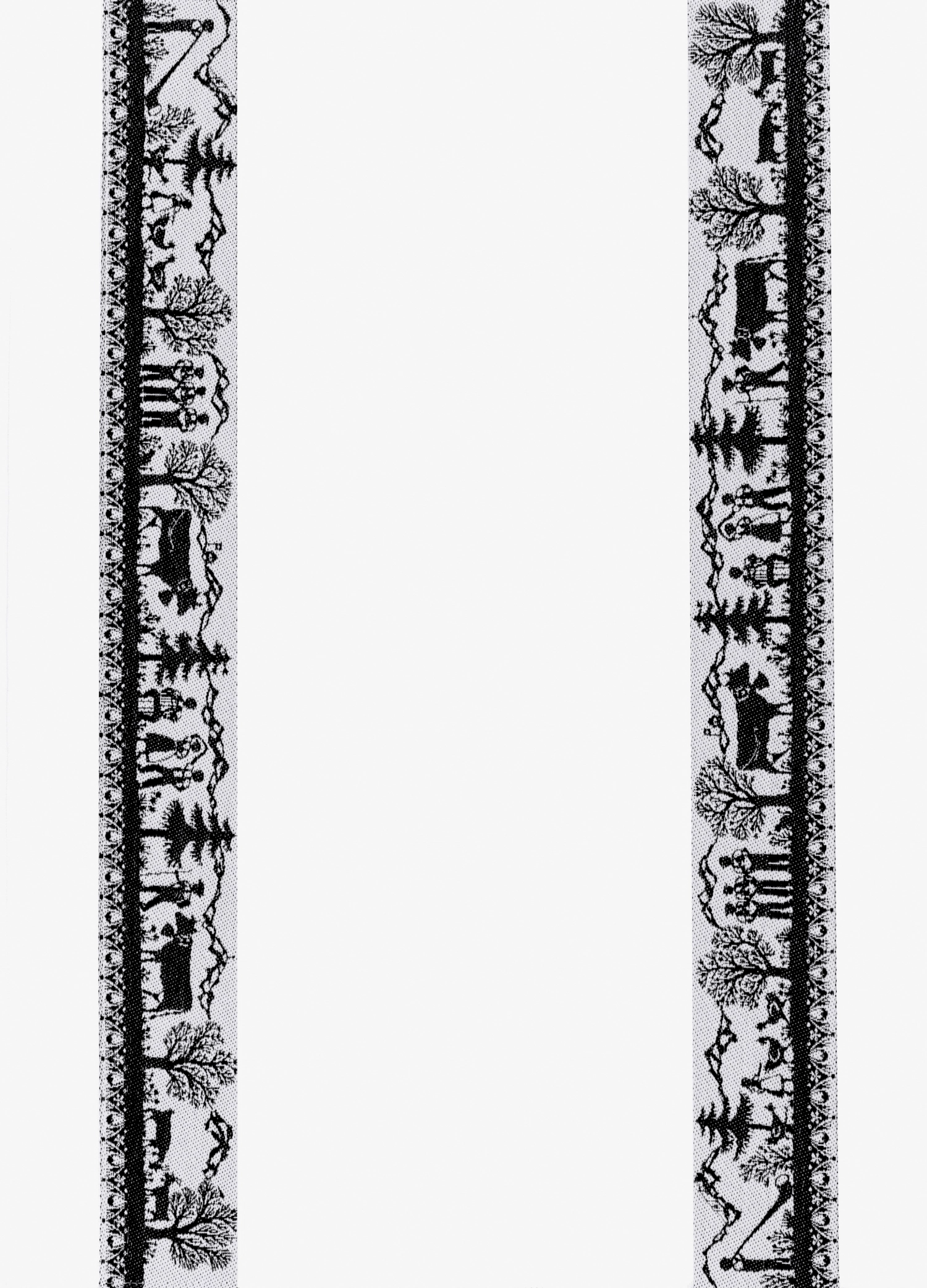 Geschirrtuch Alpmusik 50x70 Schwarz