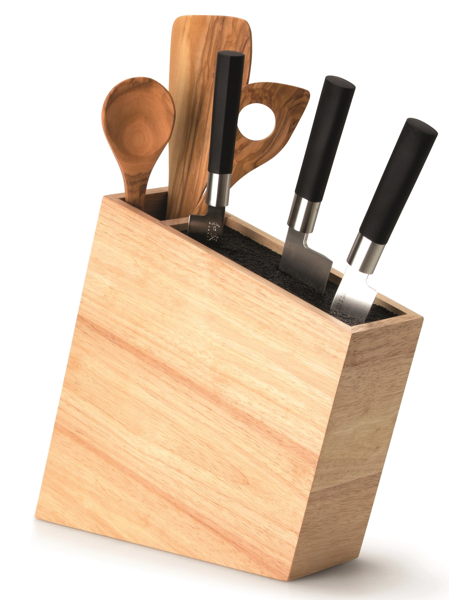 Gummibaum Messerblock