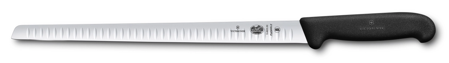 Fibrox Lachsmesser 30cm, Kullenschliff