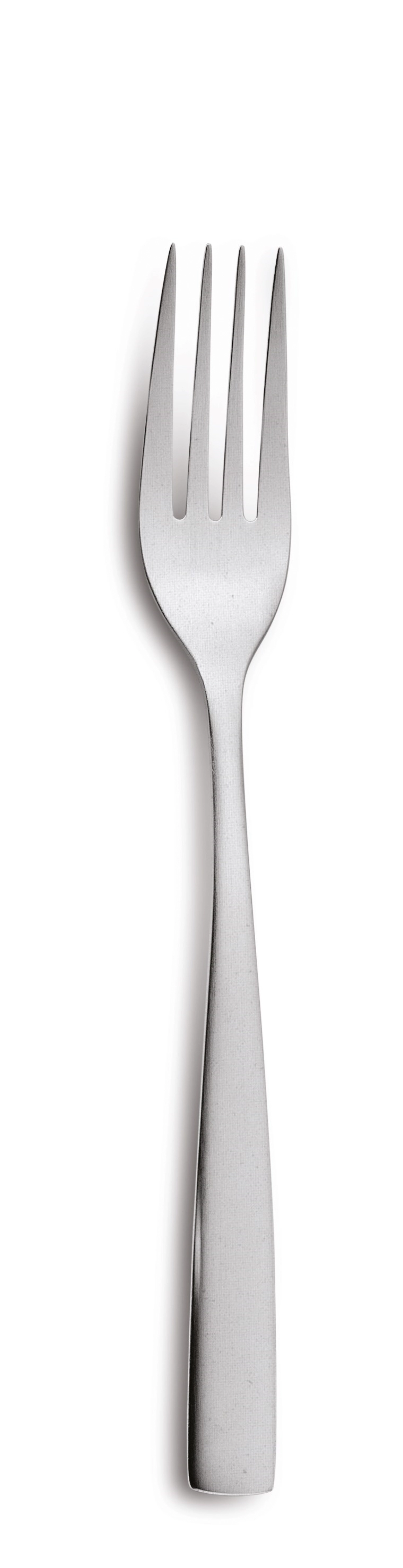 Barcelona Tafelgabel 18/0 Silber matt