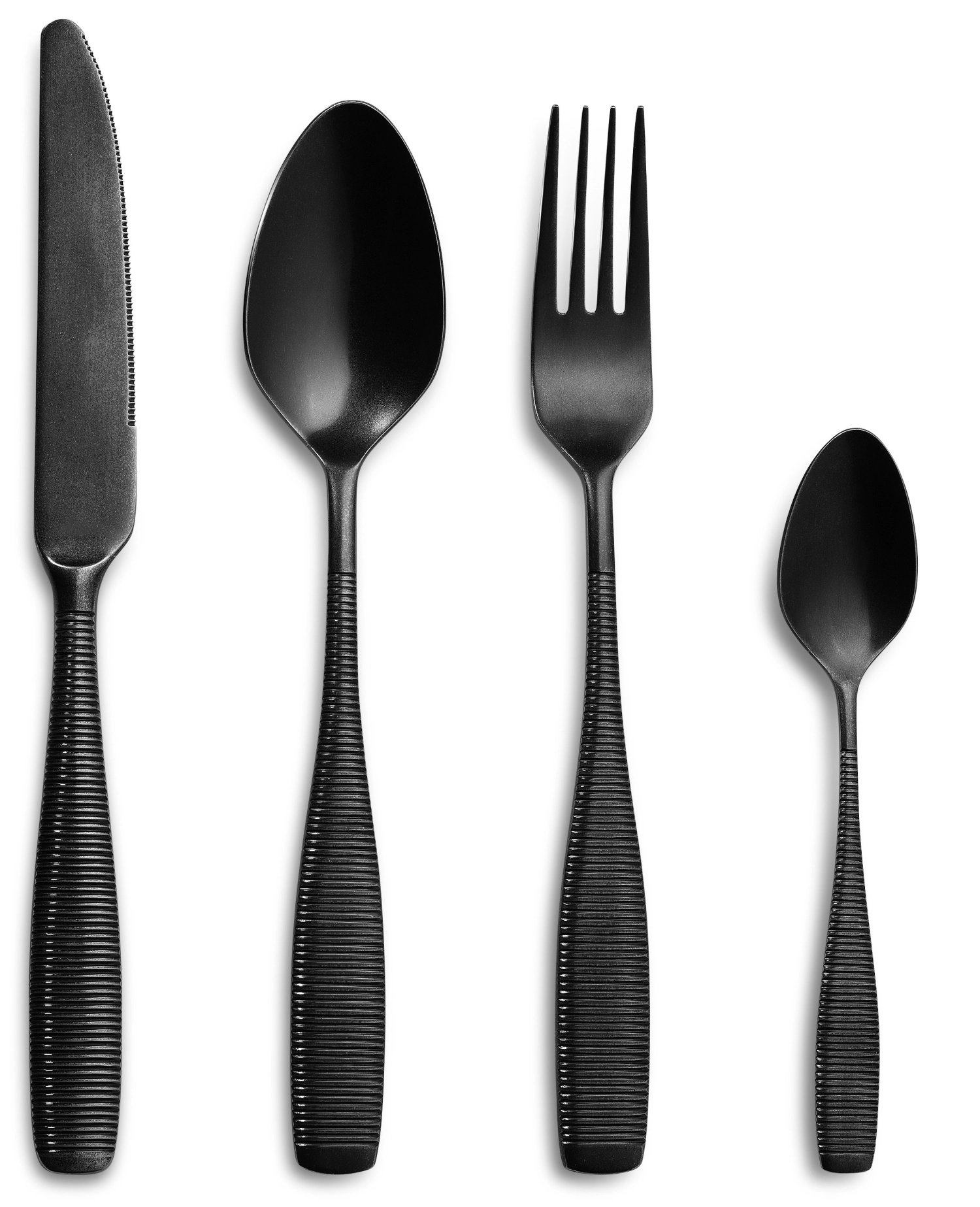 24tlg. Fleur de Lys Q21 Black Vintage Besteckset