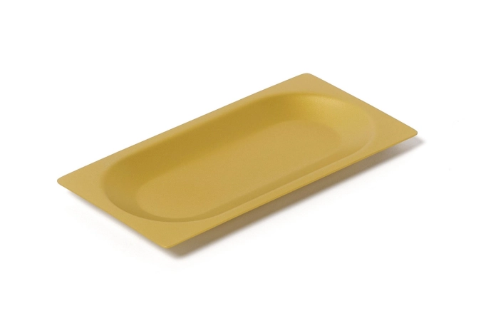 Lab 18/10 assiette en acier inoxydable 1/2 portion