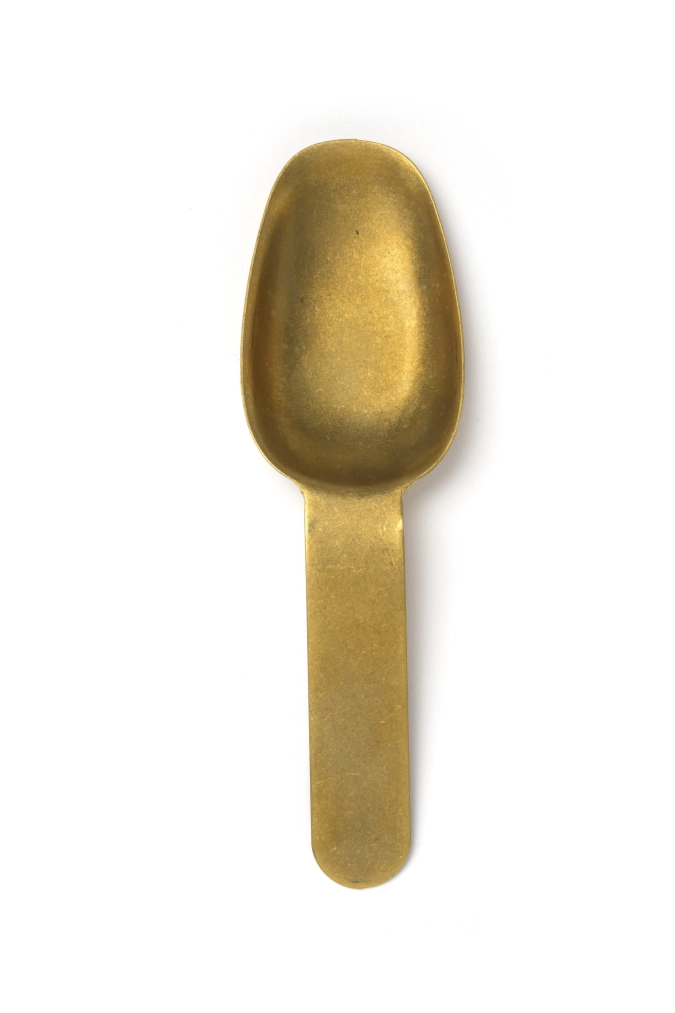 Cullière dégustation a/ manche 12 cm vintage vintage gold