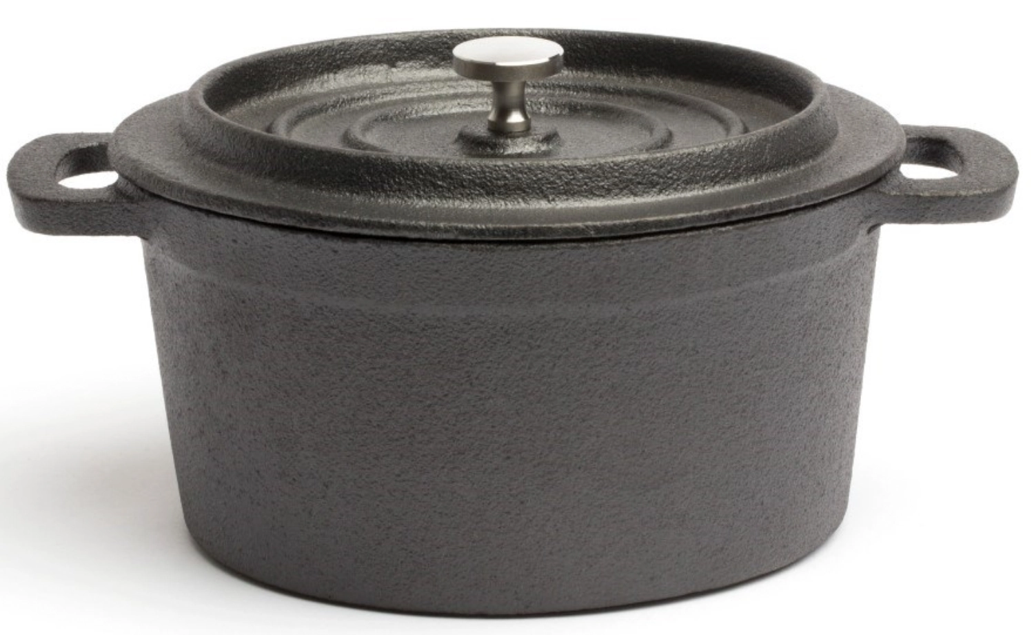 Casserole Mini en fonte ronde D : 14cm H : 11cm