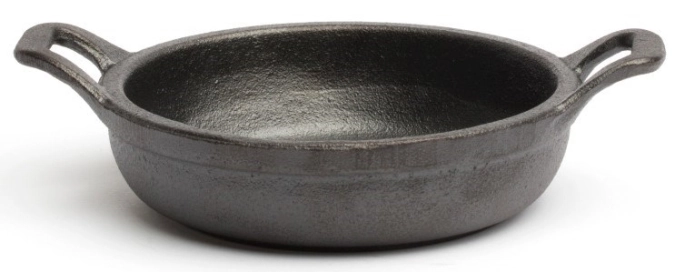Gusseisenpfanne Mini rund D: 12.2cm H: 3cm