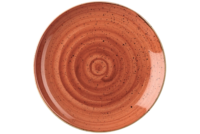 Assiette coupe plate spiced orange 28.8cm