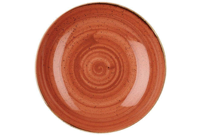 Assiette creuse maxi coupe spicee orange 31cm 2,4l