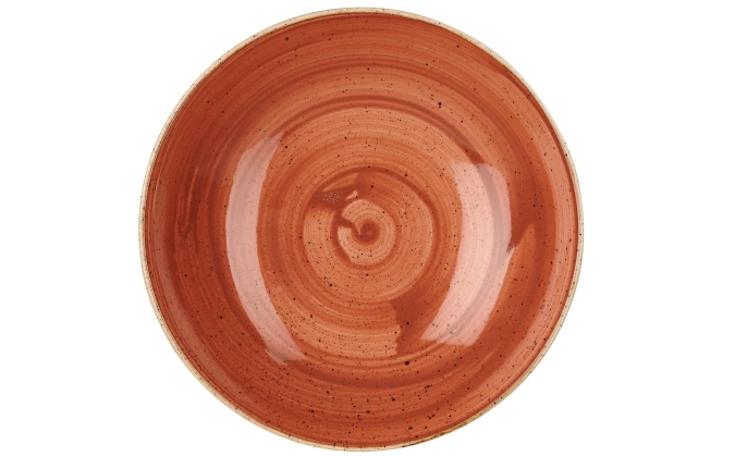 Assiette creuse spiced orange 18.2cm