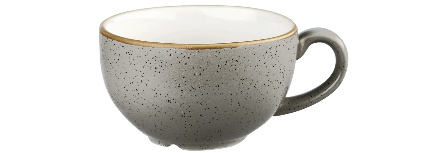 Stonecast Peppercorn Grey Cappuccino Tasse