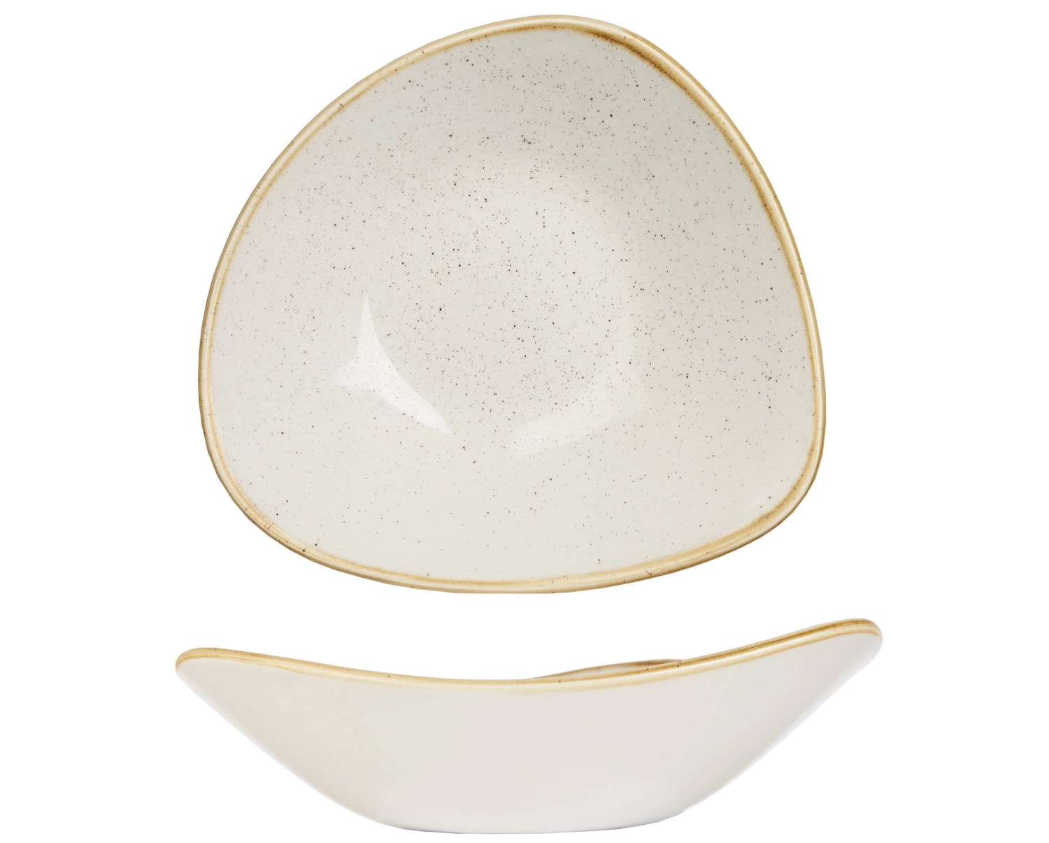 Stonecast Barley White Triangel Schüssel